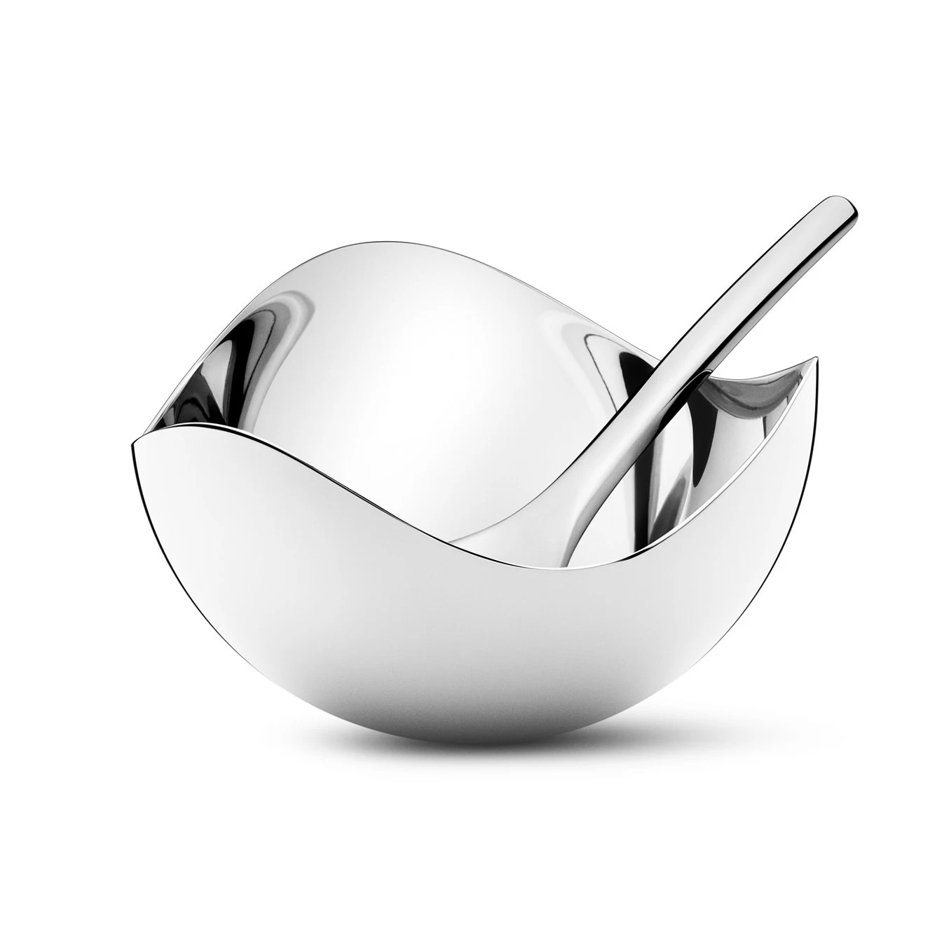 Georg Jensen Salière Et Cuillère Bloom