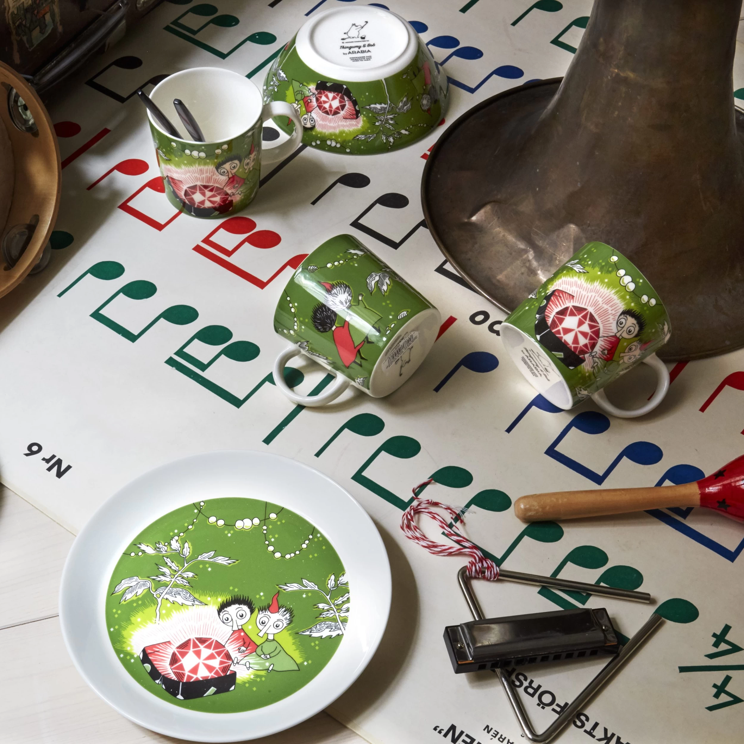 Arabia Tasse Moomin King's Ruby Thingumy & Bob – Image 5