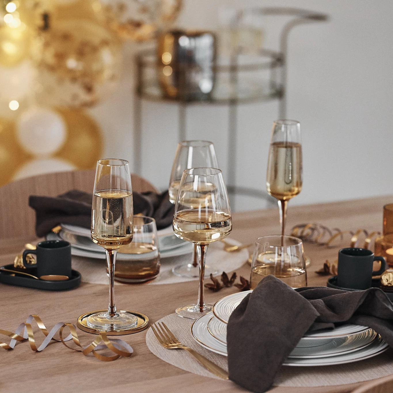 Broste Copenhagen Amber Flûte à Champagne – Image 2