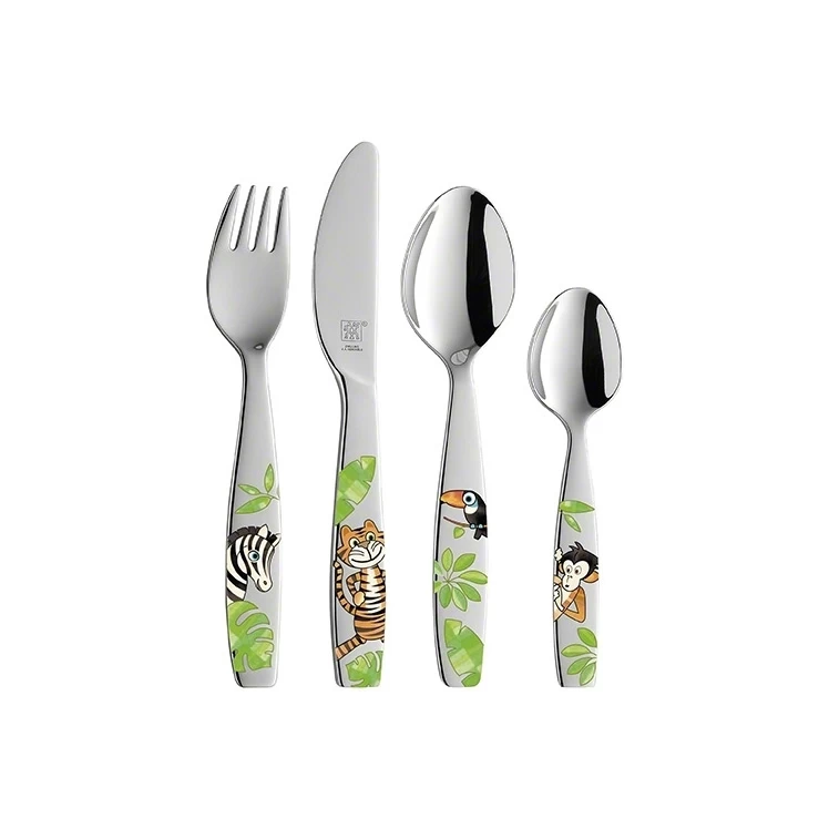 Couverts Enfant Zwilling Twin Kids Jungle 4 Pièces