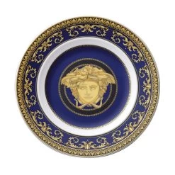 Versace Medusa Blue Assiette