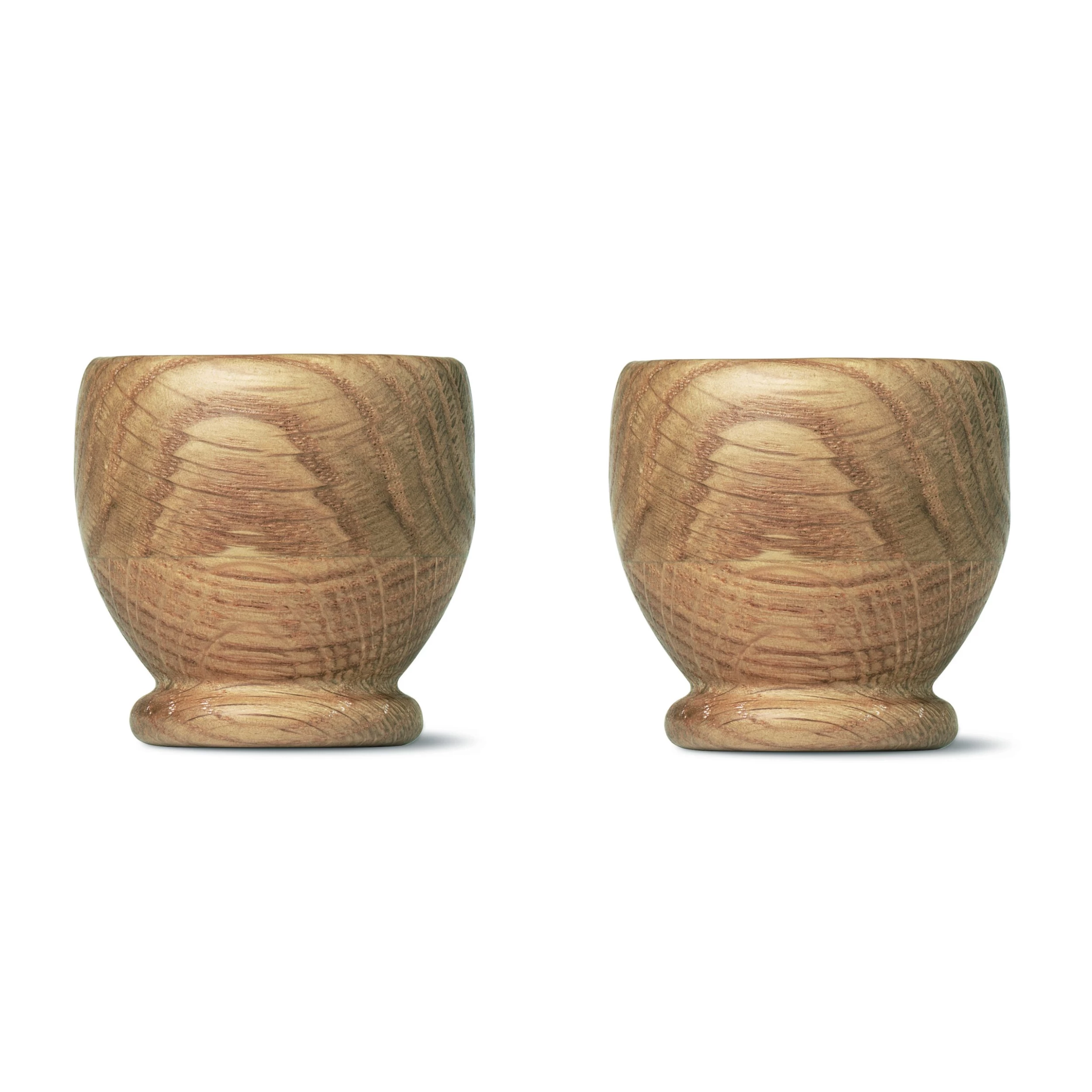 Coquetier Kay Bojesen Chêne, Lot De 2