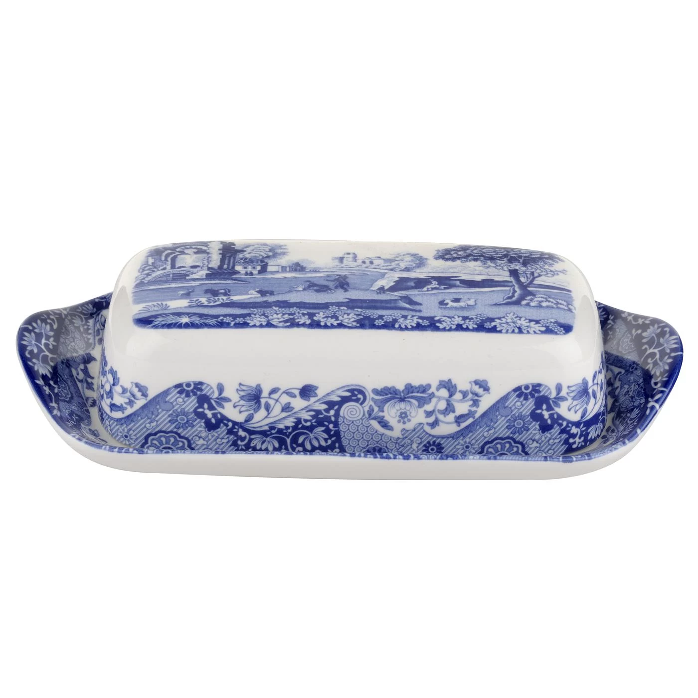 Spode Beurrier Blue Italian