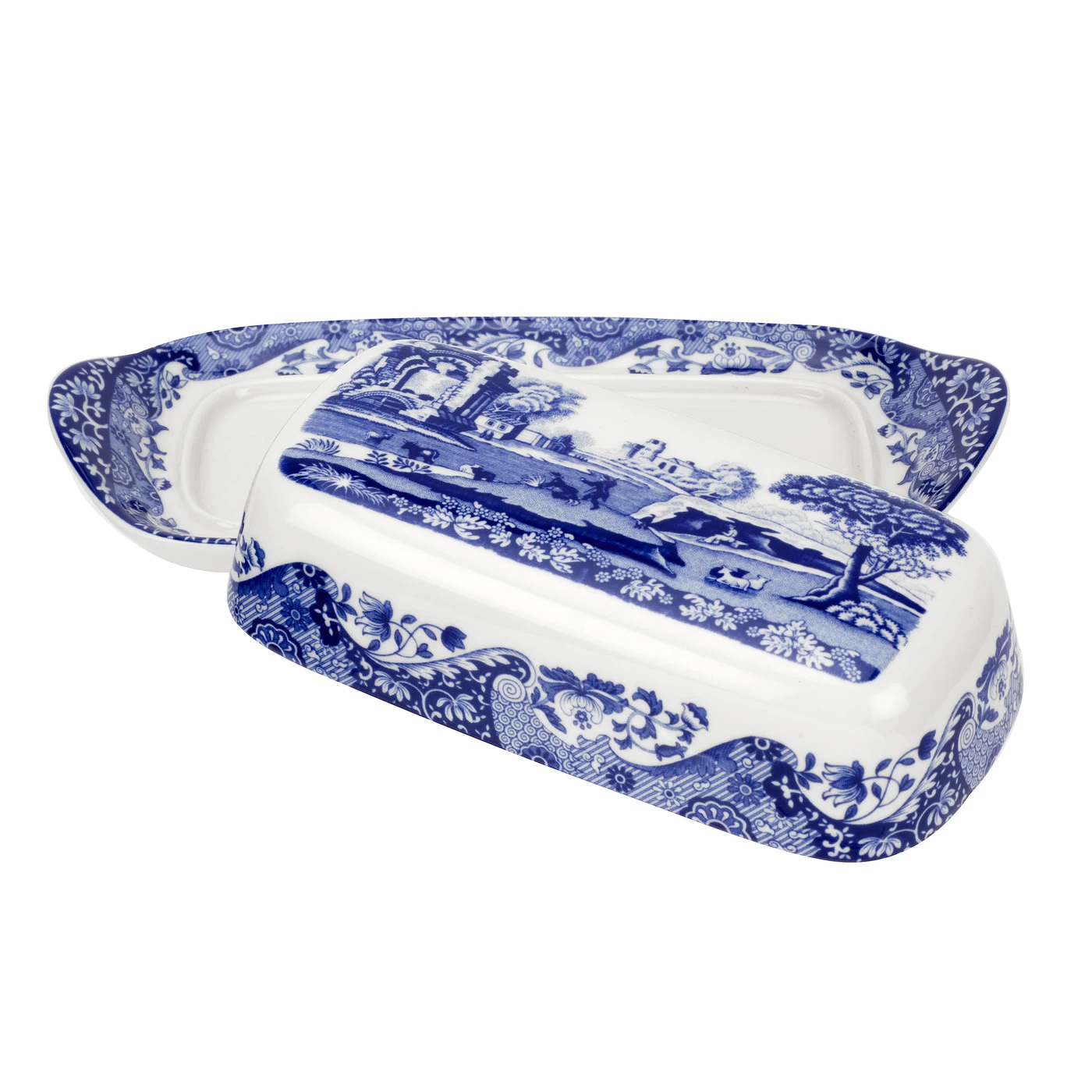 Spode Beurrier Blue Italian – Image 4