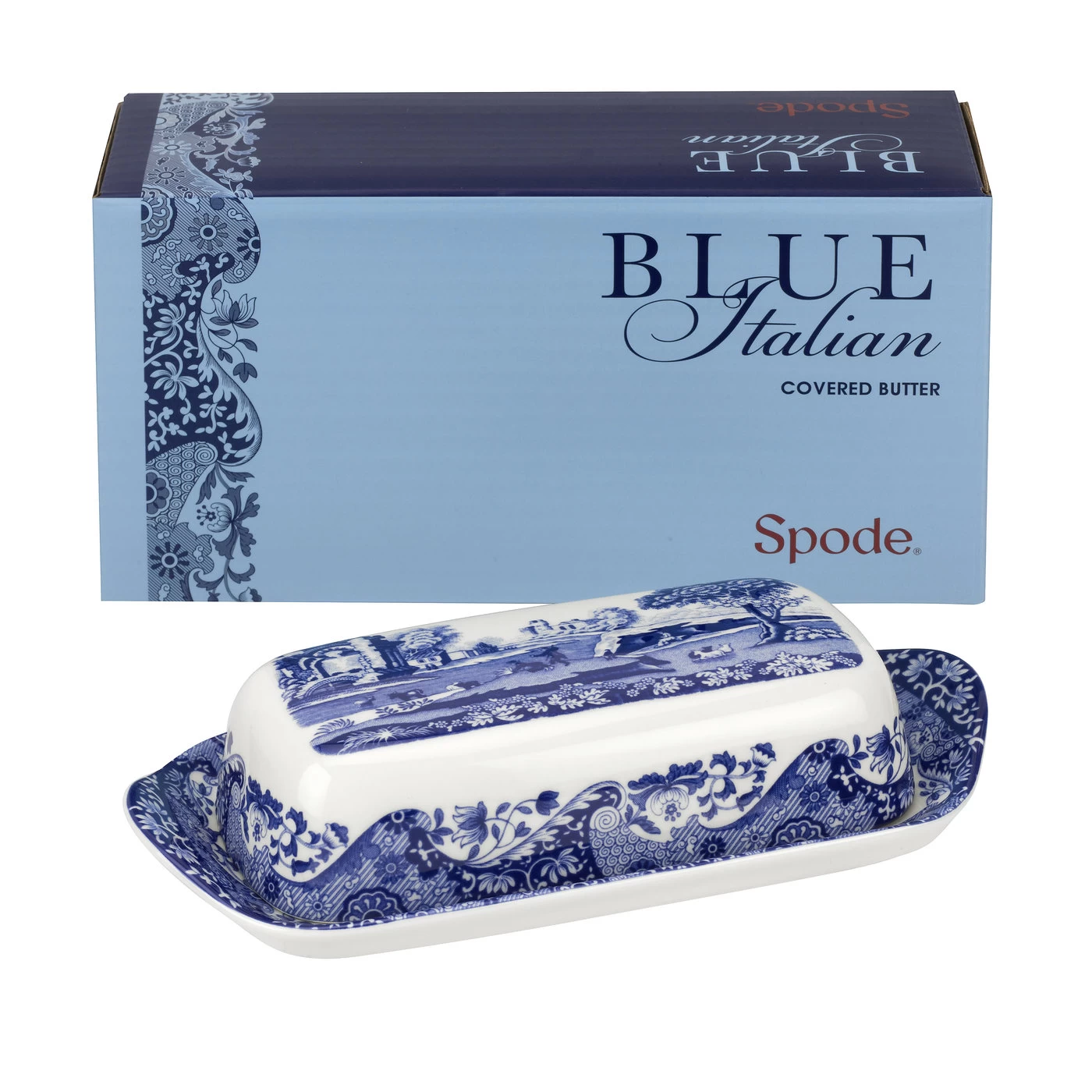 Spode Beurrier Blue Italian – Image 5