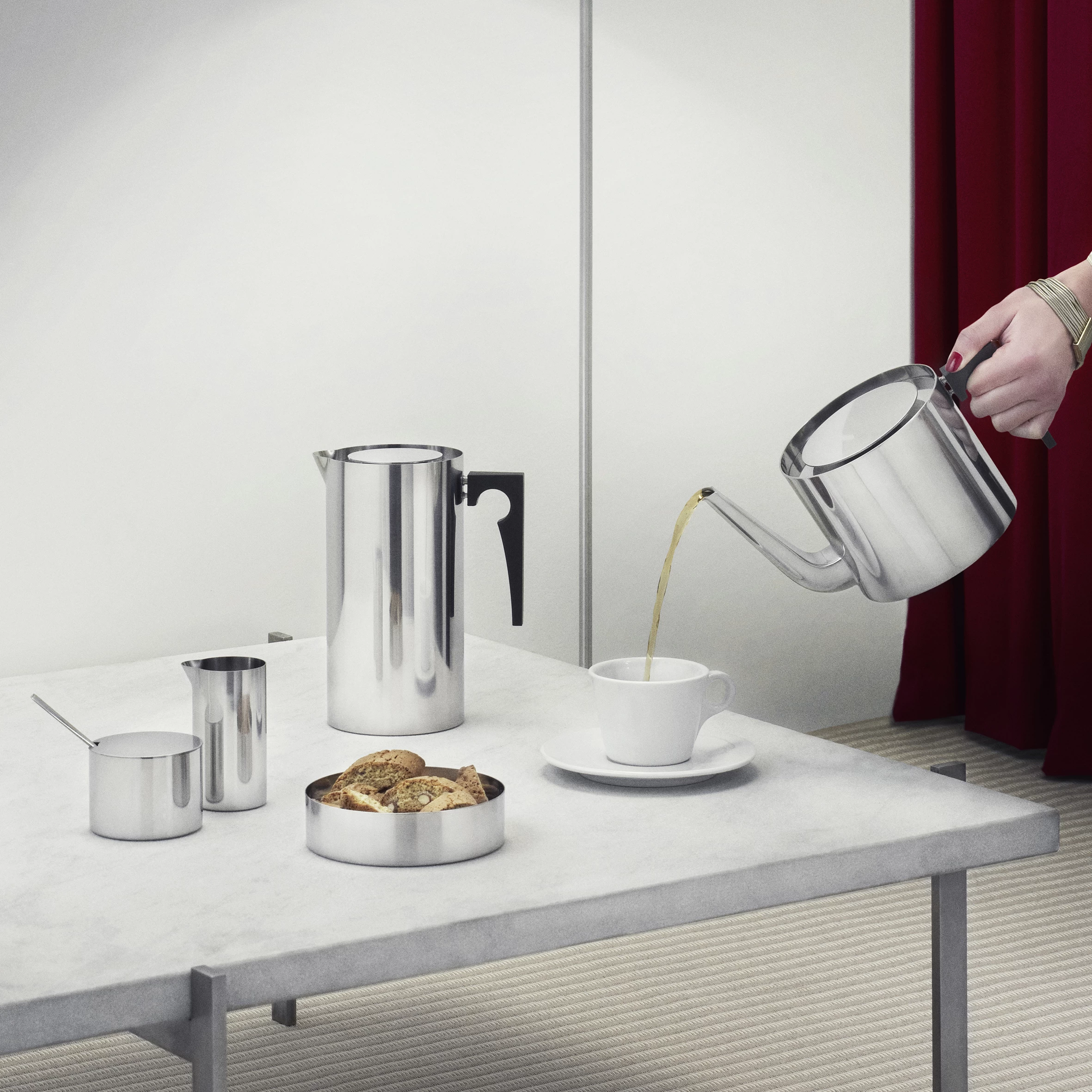 Stelton Pichet à Crème AJ Cylinda-line 15 Cl – Image 4