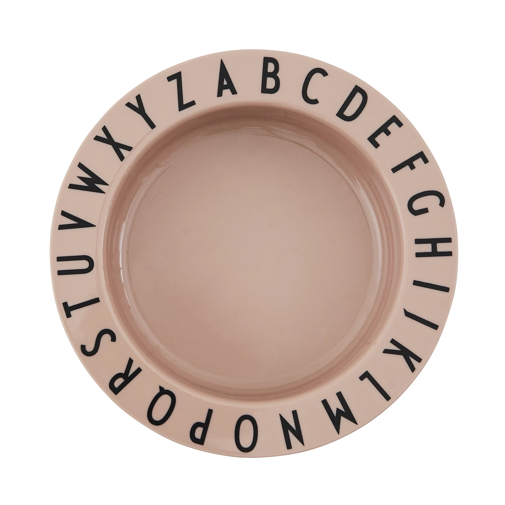Assiette Creuse Design Letters Eat&Learn