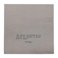 Serviette Ernst Citat Bröd Lot De 20