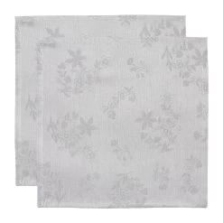 Rörstrand Serviette En Tissu Ostindia Svart 45x45 Cm Lot De 2