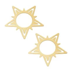 Georg Jensen Rond De Serviette Classic Christmas Star Ø9 Cm Lot De 2