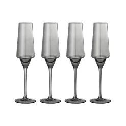 Bloomingville Verre à Champagne Yvette 25 Cl Lot De 4