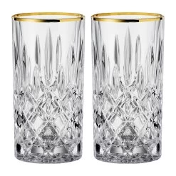 Nachtmann Noblesse Gold LongdrinksVerre 37,5 Cl Lot De 2