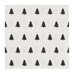 Serviette De Table Linen Trees 33x33 Cm Lot De 20