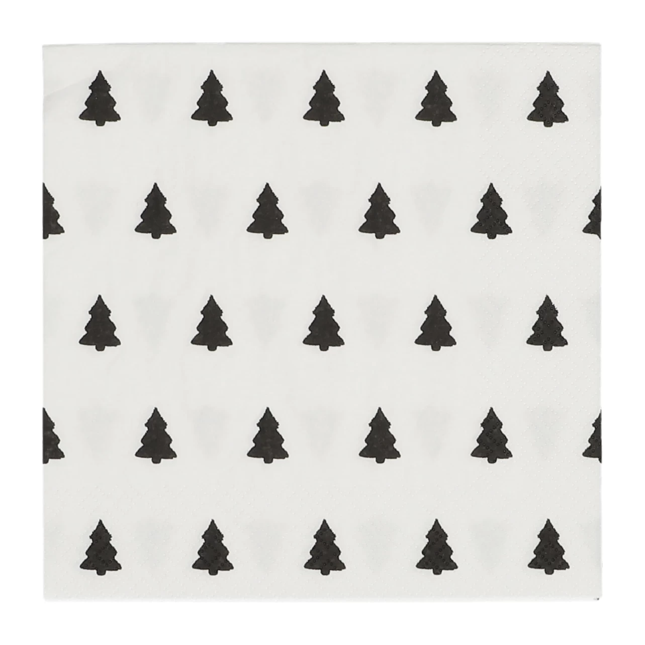 Serviette De Table Linen Trees 33x33 Cm Lot De 20