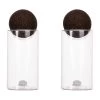 Sagaform Salière Et Poivrier Avec Boule En Liège Nature Lot De 2