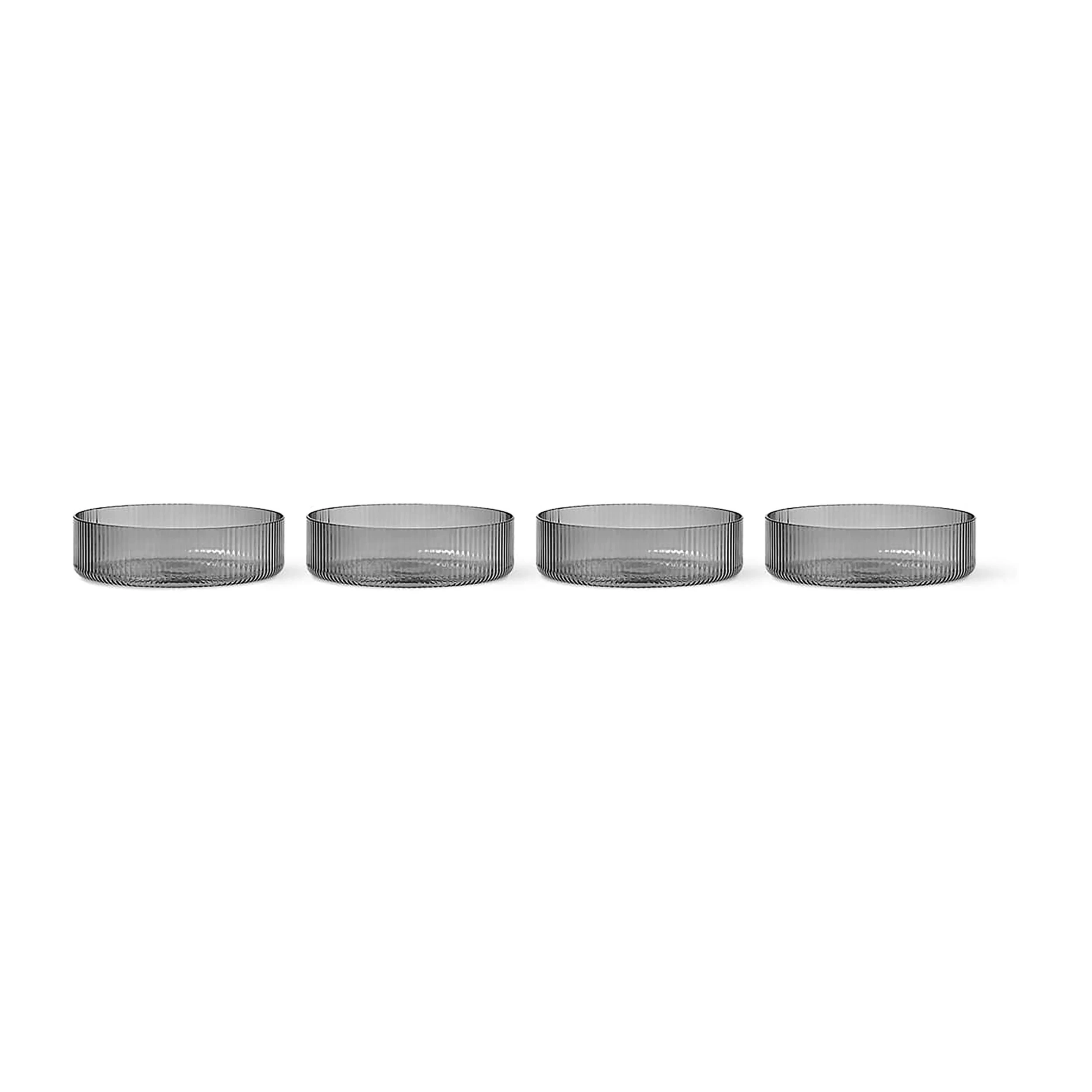 Ferm LIVING Bol Petit-déjeuner Ripple, Lot De 4