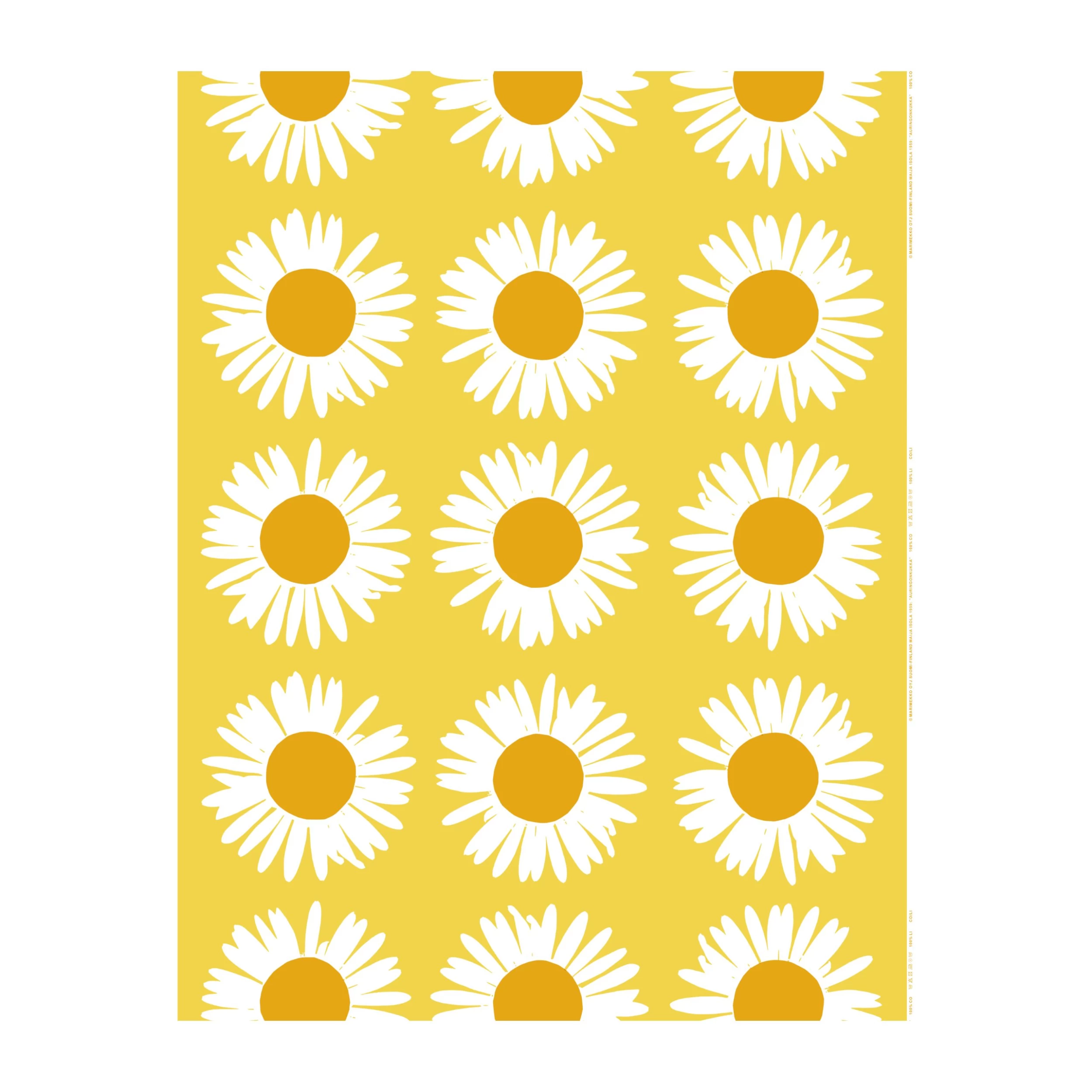 Marimekko Toile Cirée Auringonkukka