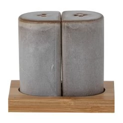 Bloomingville Salière Et Poivrière Josefine Avec Soucoupe