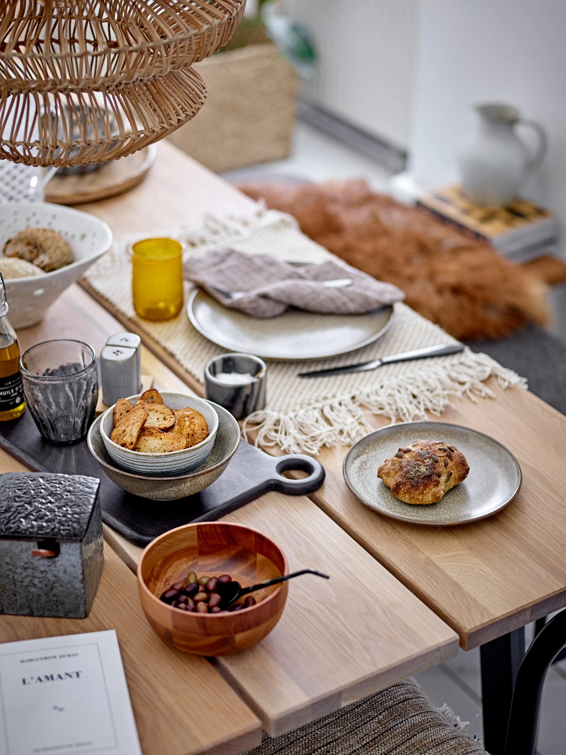 Bloomingville Salière Et Poivrière Josefine Avec Soucoupe – Image 3