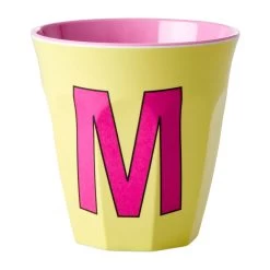 Tasse En Mélamine Rice Medium Lettre M 30 Cl