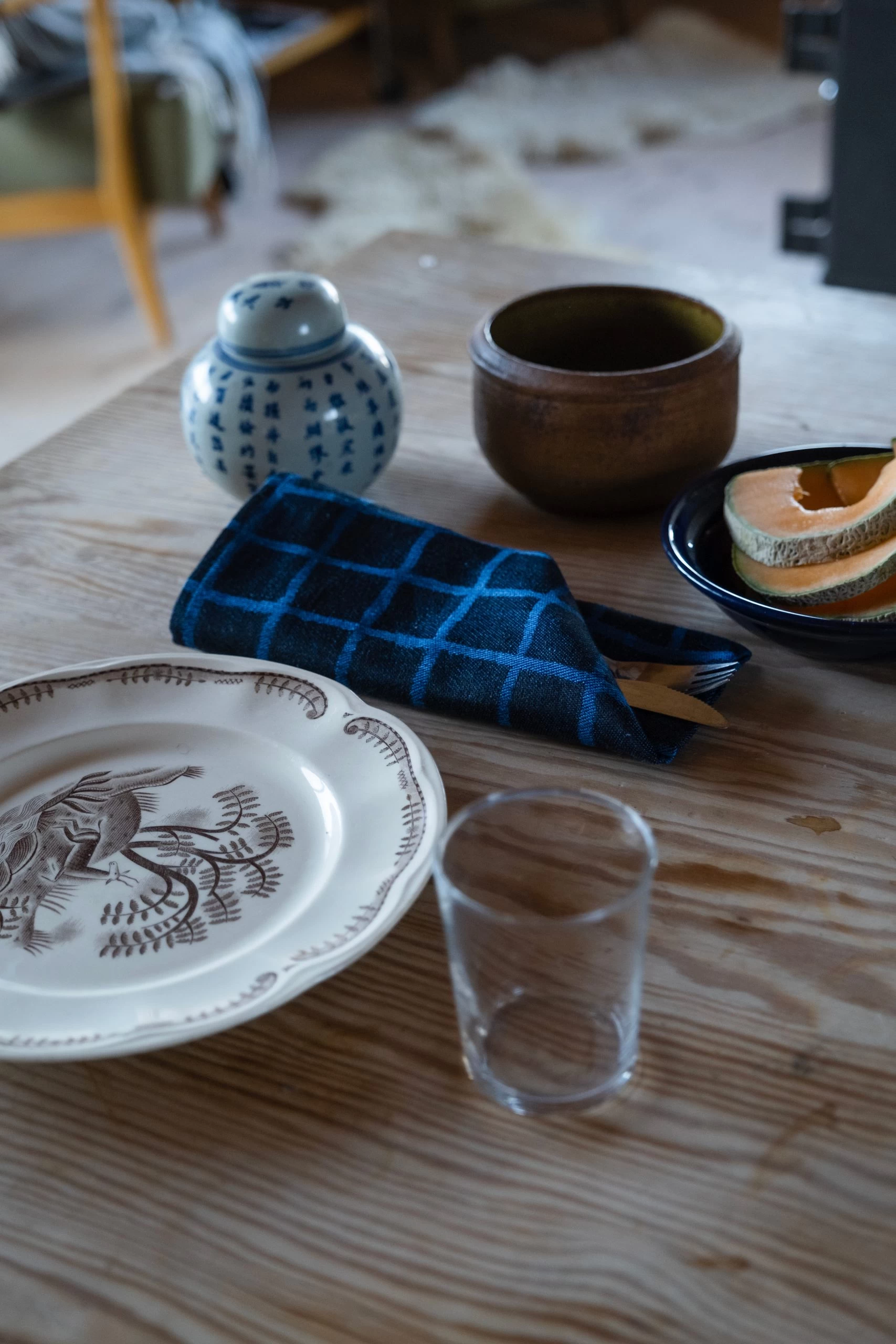 Serviette En Jacquard Rutig Lot De 2 – Image 4